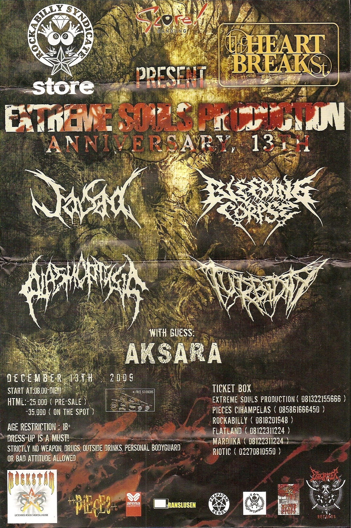 JASAD / Bleeding Corpse etc.. POSTER